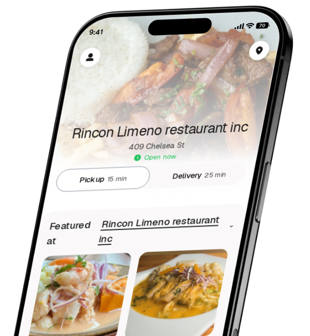 Rincon Limeno restaurant inc app preview
